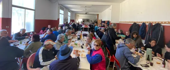 La Asociación Cultural El Hocino de Blesa (Teruel, Aragón) Día de la carrasca del Carrascal de Blesa, 2023.