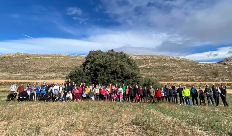 La Asociación Cultural El Hocino de Blesa (Teruel, Aragón) Día de la carrasca del Carrascal de Blesa, 2023.