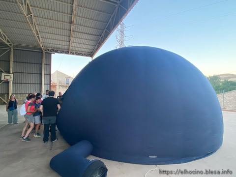 Observación astronómica en Blesa (Teruel) el 7 de agosto 2023.