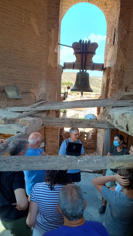 Visita a la iglesia de Blesa el 5 de agosto de 2024