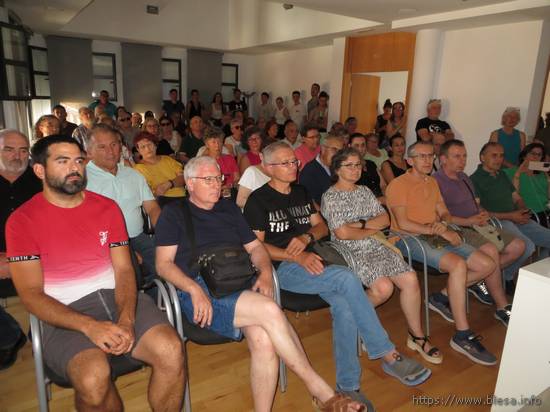 Presentación del libro 'La Colectividad de Blesa. Revolución o República.' Blesa (Teruel) 21 de julio de 2024