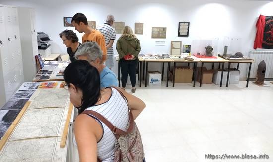 Exposición sobre la guerra civil en Blesa (Teruel), julio y agosto de 2024