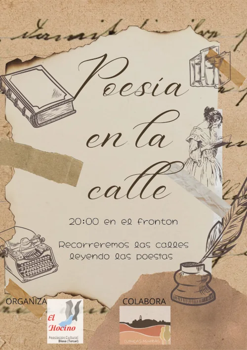 Poesía en la calle, en Blesa (Teruel) (2025)