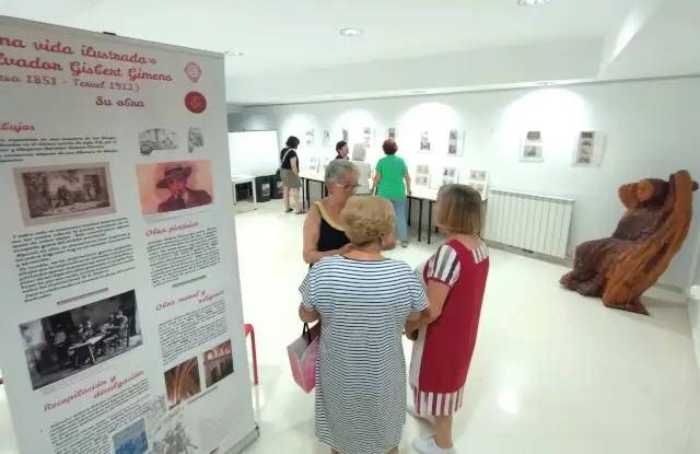 Exposición de dibujos de Salvador Gisbert Gimeno. Agosto 2025. Blesa (Teruel)