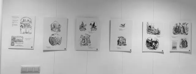 Exposición de dibujos de Salvador Gisbert Gimeno. Agosto 2025. Blesa (Teruel)