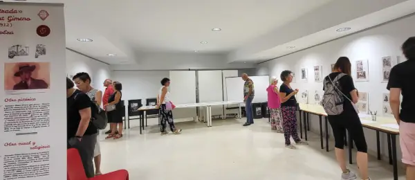 Exposición de dibujos de Salvador Gisbert Gimeno. Agosto 2025. Blesa (Teruel)