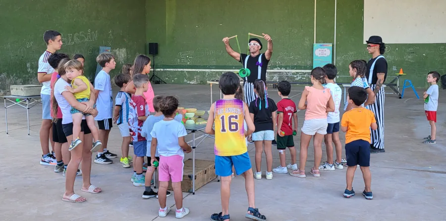 Escuela de circo en Blesa (Aragón) 7 de agosto de 2026