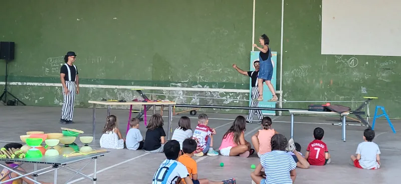 Escuela de circo en Blesa (Aragón) 7 de agosto de 2026