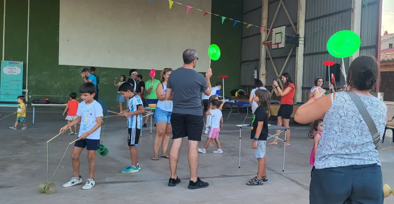 Escuela de circo en Blesa (Aragón) 7 de agosto de 2026