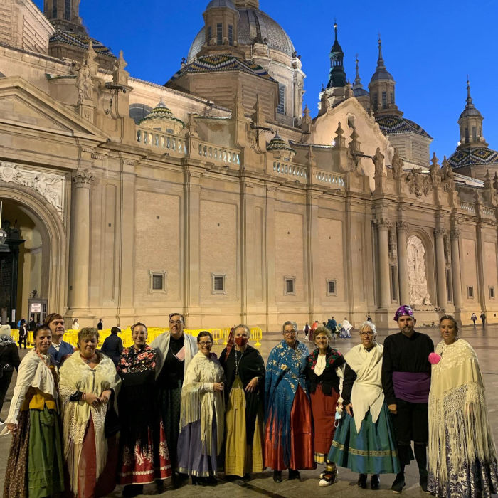 oferentes 2021, ofrenda de flores a la Virgen, desde Blesa, Teruel